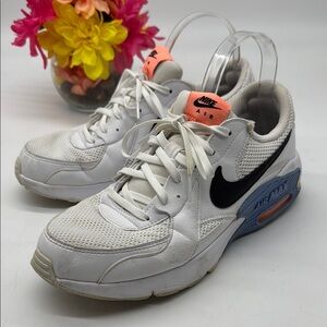 Nike Air White Sneakers with Pink Accent DH1086-100 SNK7816J